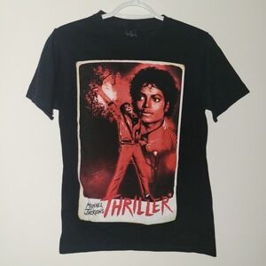 Michael Jackson Thriller T-Shirt Men's Size XS Black Short Sleeve Crewneck